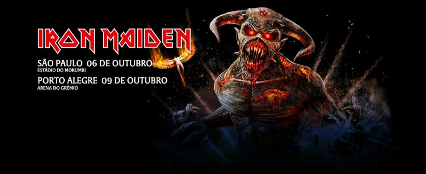 Iron Maiden inicia segunda parte da turnê Legacy of the Beast; veja repertório que será apresentado no Brasil.